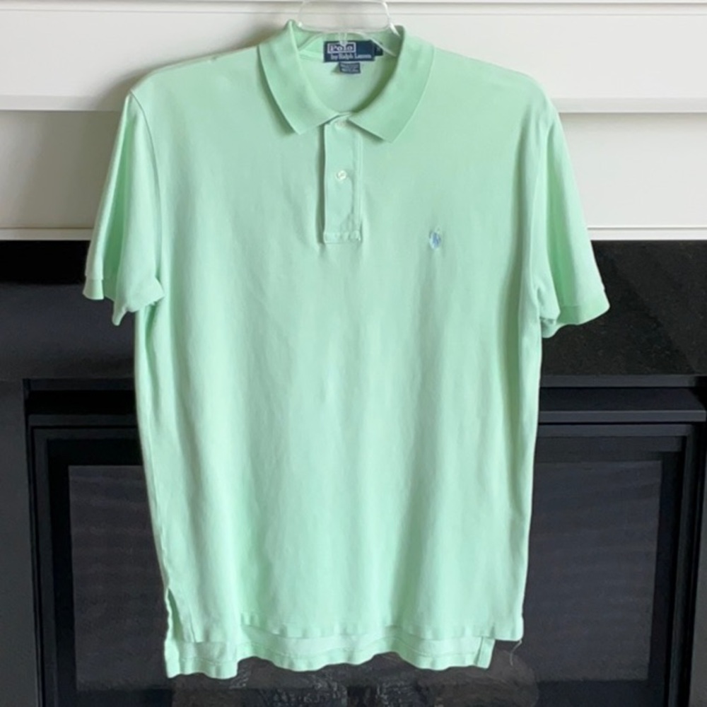 Polo by Ralph Lauren Men's Mint Green Polo Shirt